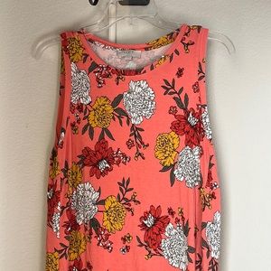 Loft Swing Dress Large Petite